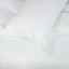 Thread Office White Chunky Waffle Duvet Cover Set - Queen close up