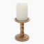Thread Office Natural Wooden Pillar Candle Holder