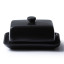 JAN Noir et Noir Butter Dish angle