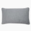 Thread Office Light Grey Grounded Scatter Cushion with Feather Blend Inner, 40cm x 70cm