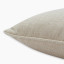 Thread Office Natural Grounded Scatter Cushion with Feather Blend Inner, 40cm x 70cm close up