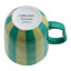 Olivia Princess Hand-Painted Mug, 300ml - Green angle
