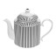 Jenna Clifford Ivory Noir Teapot, 1L angle