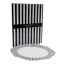 Jenna Clifford Ivory Noir Oval Platter, 35cm packaging