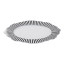 Jenna Clifford Ivory Noir Oval Platter, 35cm angle