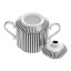 Jenna Clifford Ivory Noir Sugar Pot, 350ml angle