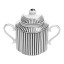Jenna Clifford Ivory Noir Sugar Pot, 350ml