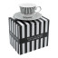 Jenna Clifford Ivory Noir Cup & Saucers, Set of 4 packaging