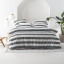 Linen House Carbon Sydney Duvet Cover Set - Queen
