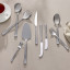 Maxwell & Williams Diamonds Stainless Steel Cutlery Set, 42-Piece on the table