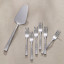 Maxwell & Williams Diamonds Stainless Steel Cake Server & Fork Set, 7-Piece on the table