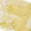 Thread Office Pale Yellow Stripe Throw, 140cm x 180cm close up