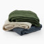 Thread Office Denim Stonewash Waffle Throws