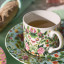 Designers Guild Ikebana Porcelain Mugs, Set of 2 on the table