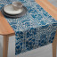 Cara Saven 4 Decor Blue Yonder Table Runner - 6-8 Seater on the table