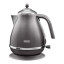 DeLonghi Icona Metallics Cordless Kettle, 1.7L - Grey