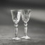 Lyngby Melodia Crystal Shot Glasses, Set of 4 on the table