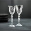 Lyngby Melodia Crystal Shot Glasses, Set of 4 on the table