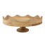 Nicolson Russell Scalloped Wooden Cake Stand, 30cm
