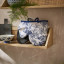 Ulster Weavers Willow Toile Microwave Mitts, Set of 2 on a shelf