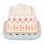 Cath Kidston Painted Table Butter Dish, 15cm angle