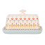 Cath Kidston Painted Table Butter Dish, 15cm angle