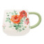 Cath Kidston Archive Rose Twisted Handle Billie Mug, 350ml - Red angle