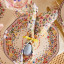 Cath Kidston Harmony Ditsy Napkins, Set of 4 on a plate