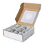 Andrea's Topiaries Seed Balls with Glitter, Set of 9 - White packaging