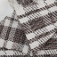 Thread Office Monochrome Check Woven Area Rug, 160cm x 230cm close up
