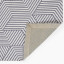 Thread Office Black Lino Jacquard Chenille Area Rug, 160cm x 230cm close up