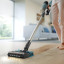 Philips 3000 Series Cordless Stick Vacuum on laminated flooring