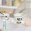 Yvonne Ellen Boozy Gin Teacup & Saucer Set on the table