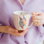 Yvonne Ellen Bestie Mug, 450ml handheld showing scale