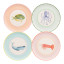 Yvonne Ellen Melamine Side Plates, Set of 4