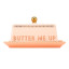 Yvonne Ellen Butter Me Up Butter Dish, 13.5cm angle