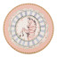 Yvonne Ellen Round Cork Back Coasters, Set of 4 detail