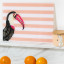 Yvonne Ellen Worktop Saver, 30cm - Toucan on the kitchen counter