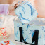 Yvonne Ellen Whale Lunch Bag on the table