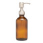 &Again Amber Glass Pump Bottle - 250ml