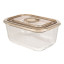 &Again Rectangular Glass Storage Container, 450ml