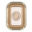 &Again Rectangular Glass Storage Container, 450ml angle