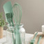 Fusion Twist Silicone Whisk - Mint with other utensils 