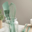 Fusion Twist Silicone Spatula - Mint with other utensils
