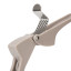 Fusion Twist Garlic Press - Grey detail