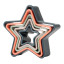 Fusion Twist Star Cookie Cutter, Set of 5 angle