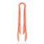 Fusion Twist Kitchens Tongs, Set of 2 - Coral angle