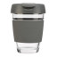 Siip Glass Travel Mug, 300ml - Grey angle