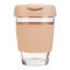 Siip Glass Travel Mug, 300ml - Pink angle