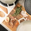 Mary Berry At Home Acacia Wood Chopping Board, 48cm with veggies